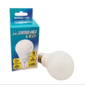 Bombillo led de 7w santa blanca por 6 unidades