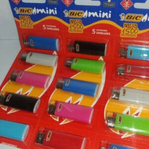 Encendedor mini bic por 15 unidades