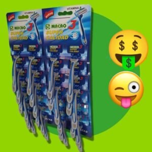 Máquina de afeitar Macao 3 hojas