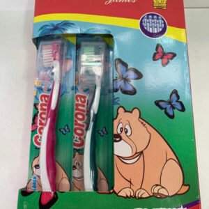 Cepillos dental niños con protector por 12 unidades