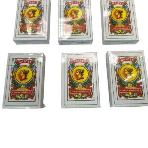 BARAJA ESPAÑOLA EN CARTON POR 6 UNIDADES