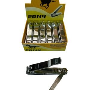 CORTAUÑAS PONY LISO GRANDE POR 12 UNIDADES