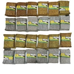 ESPONJA ORO PLATA POR 24 UNIDADES