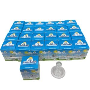 CHUPO CORCHITO #3 GRANDE TRANSPARENTE POR 24 UNIDADES