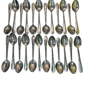 CUCHARA DE ACERO INOXIDABLE POR 24 UNIDADES